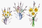 daffodil flower, an Illustration by OlyaSenko (Thumbnail 6 of 7)