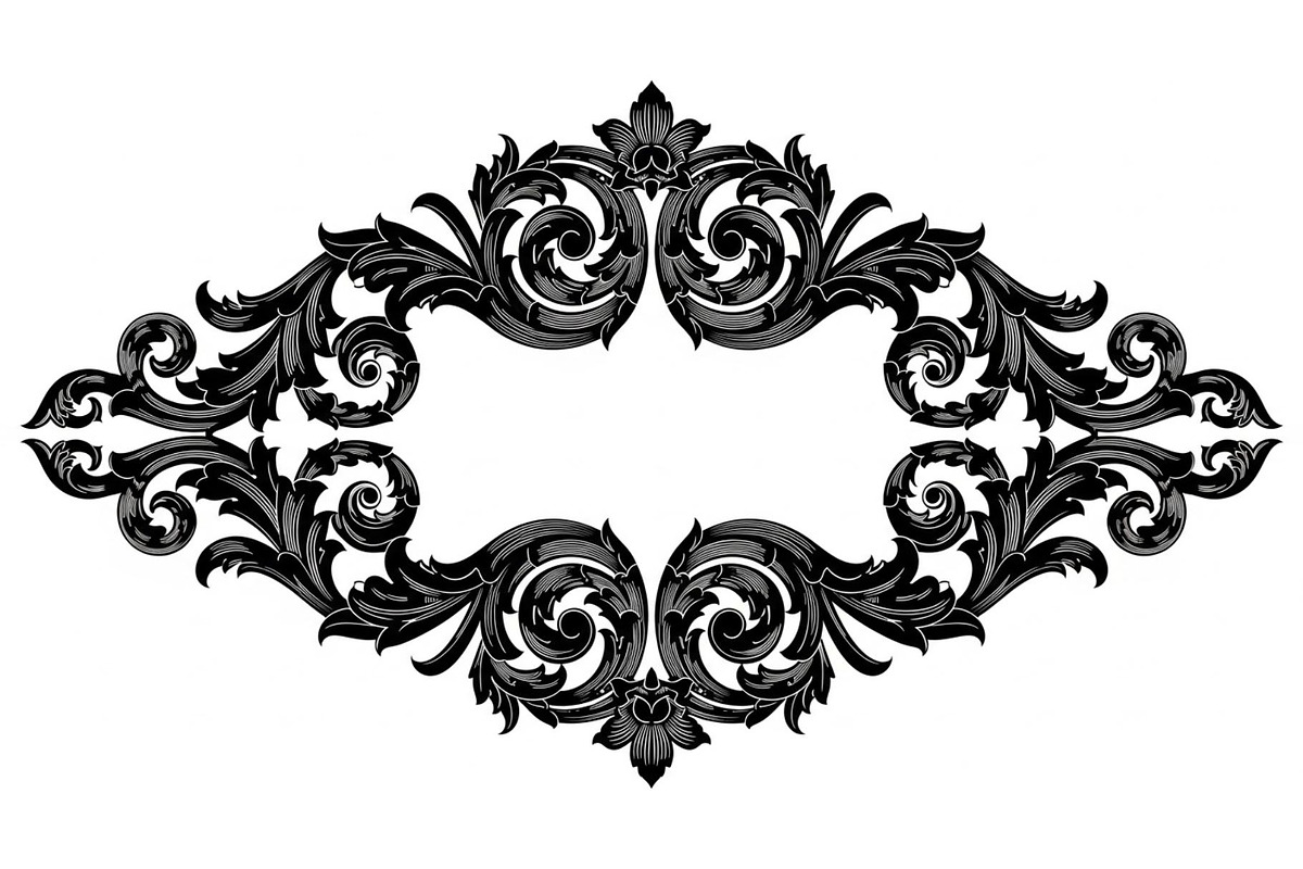 Ornamental Vintage Frame Border Bund, an Illustration by Creativeshirt (Photo 26 of 31)