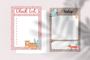 Planner And Diary Page Templates Set