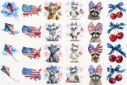 4th of July Clipart Independence Day, a Seasonal Illustration by SugarCloudStudioArt (Thumbnail 2 of 6)