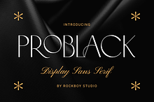 Problack - Elegant Sans Serif