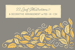 6 Autumnal Patterns Clipart