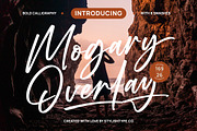 Mogary Overlay Bold Calligraphy Font, a Script Font by stylishtype.co (Thumbnail 1 of 20)