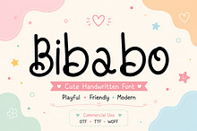 Bibabo – Cute Handwritten Font