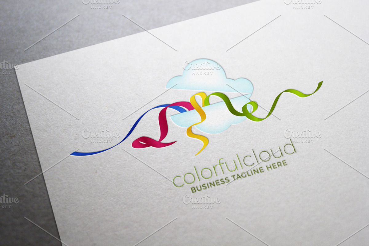 Colorful Cloud Logo, a Branding & Logo Template by chiara (Photo 1 of 3)
