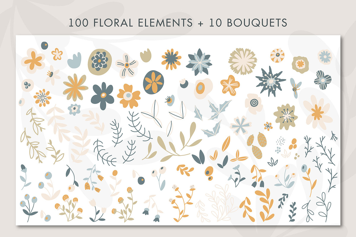 Hello Winter. 206 elements, a Decorative Illustration by BAGIRA | Studio (Photo 3 of 12)