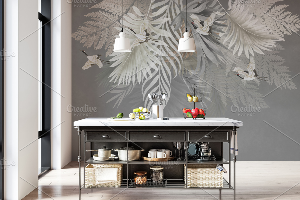 Wallpaper Mockup Wall Mockup Bundle, a Household Mockup by Hunny Badger (Photo 7 of 7)