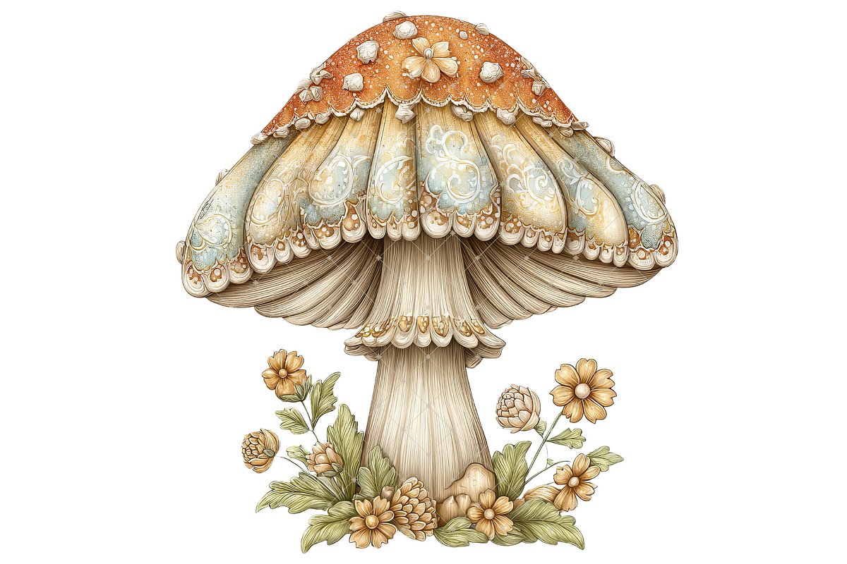 Fairy Mushroom Clipart PNG, a Food Illustration by Memories By Lea (Photo 11 of 19)