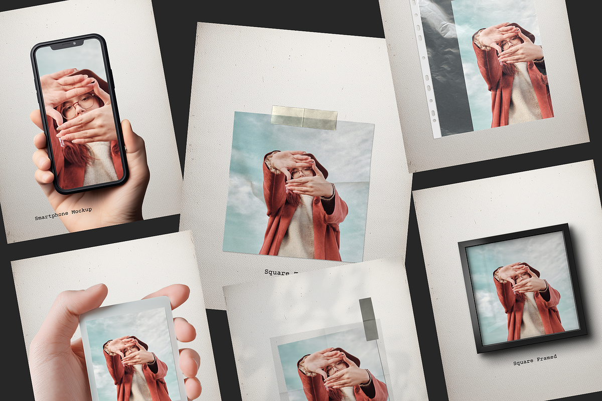 Instagram Posts With Mockups, a Social Media Template by Filip Studio (Photo 2 of 12)