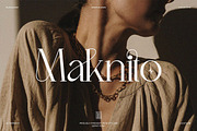 Maknito || Luxurious Serif Font, a Serif Font by Ermedia Studio (Thumbnail 1 of 10)