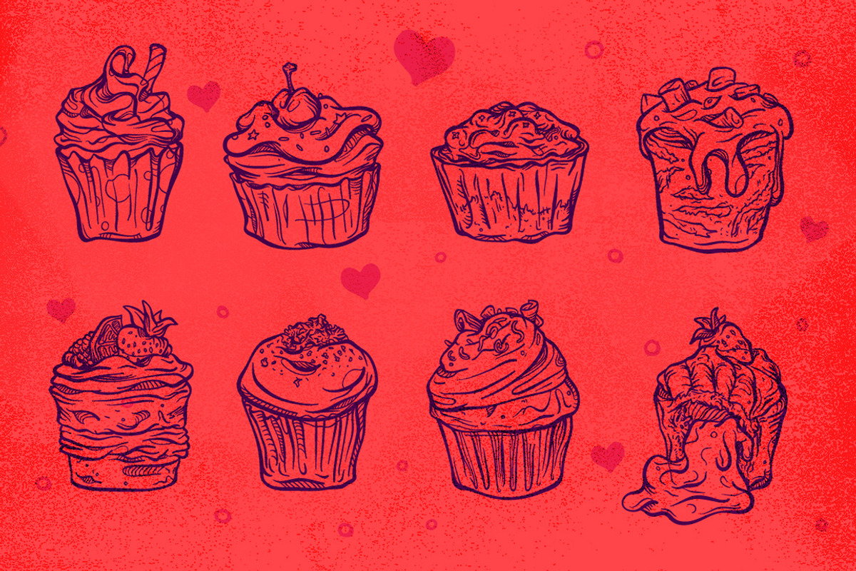 Cupcake Collection, a Decorative Illustration by melissadn (Photo 3 of 5)