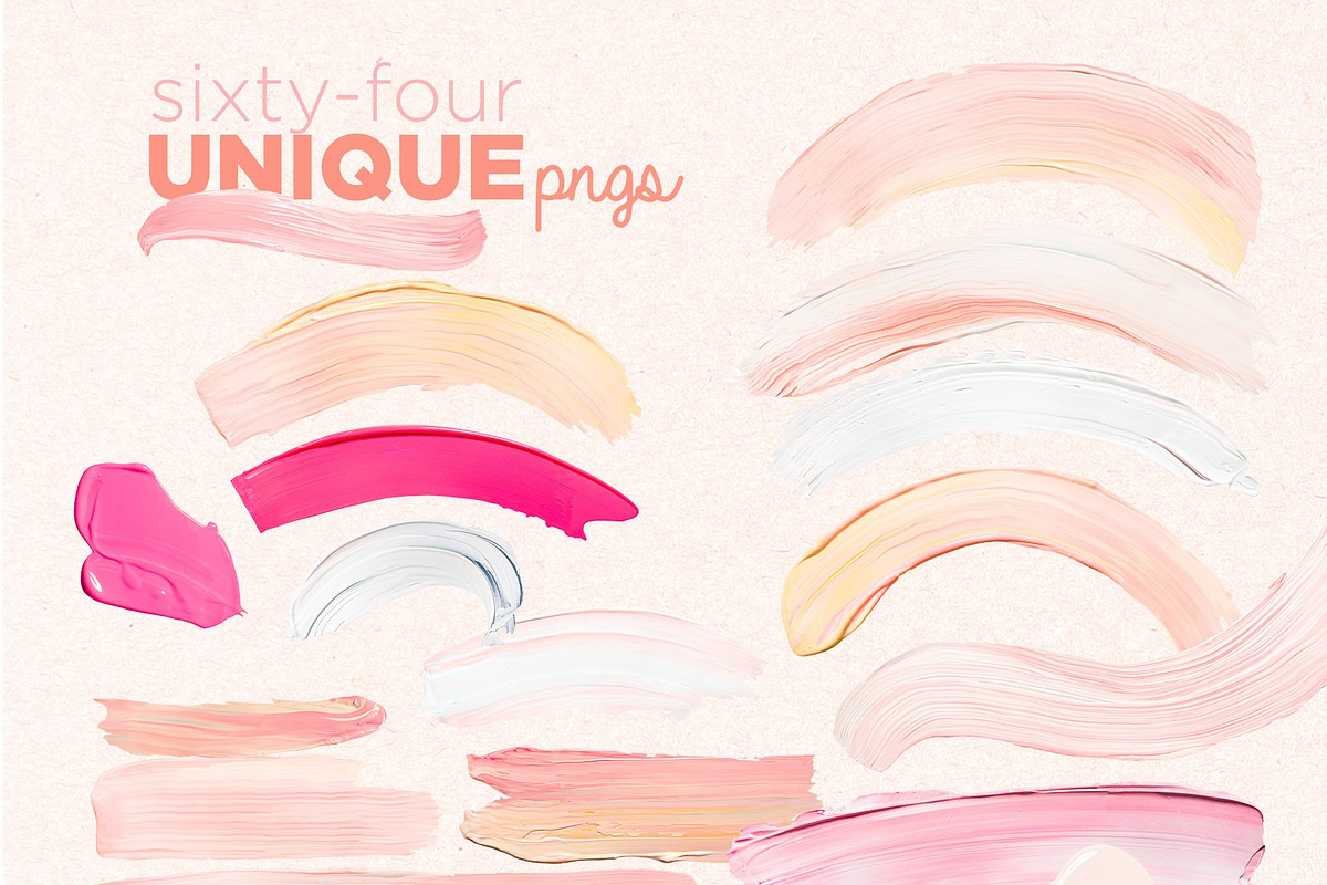 Lets Paint! Peaches & Cream Brush, an Object Graphic by Fox & Bear (Photo 2 of 4)