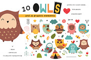 Nursery Art Funny Owls, an Animal Illustration by Nursery Art (Thumbnail 4 of 9)