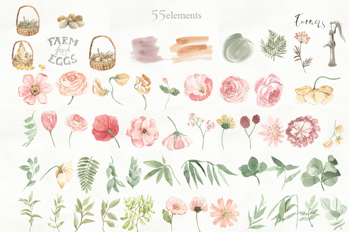 Cottagecore, an Illustration by Love Watercolor Store (Photo 4 of 8)