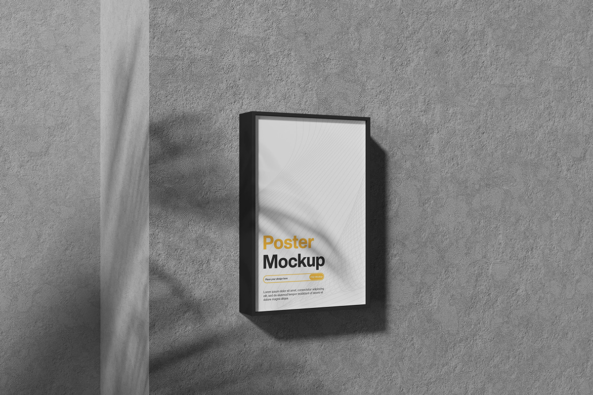 Poster Mockup, a Product Mockup by Indah (Photo 4 of 6)