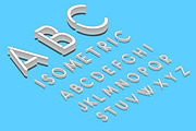 Isometric font alphabet with shadow, an Object Graphic by majcot (Thumbnail 3 of 5)