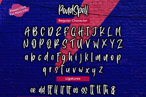 Pondspell Brush Font