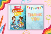 Coloring Pages for Kids – Animal, a Stationery Template by Designmela01 (Thumbnail 2 of 6)
