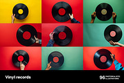 Vinyl records. Collection, an Object Illustration by Handmadefont (Thumbnail 4 of 14)