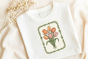 Vintage Spring Flowers Label PNG, an Illustration by GatewayDesign (Thumbnail 4 of 6)