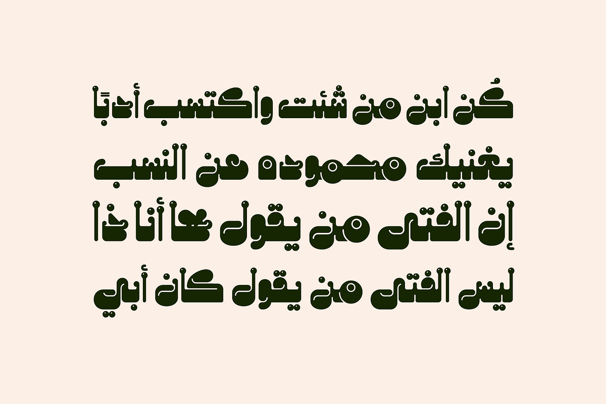 Salasah - Arabic Font, a Script Font by Mostafa El Abasiry (Photo 5 of 15)