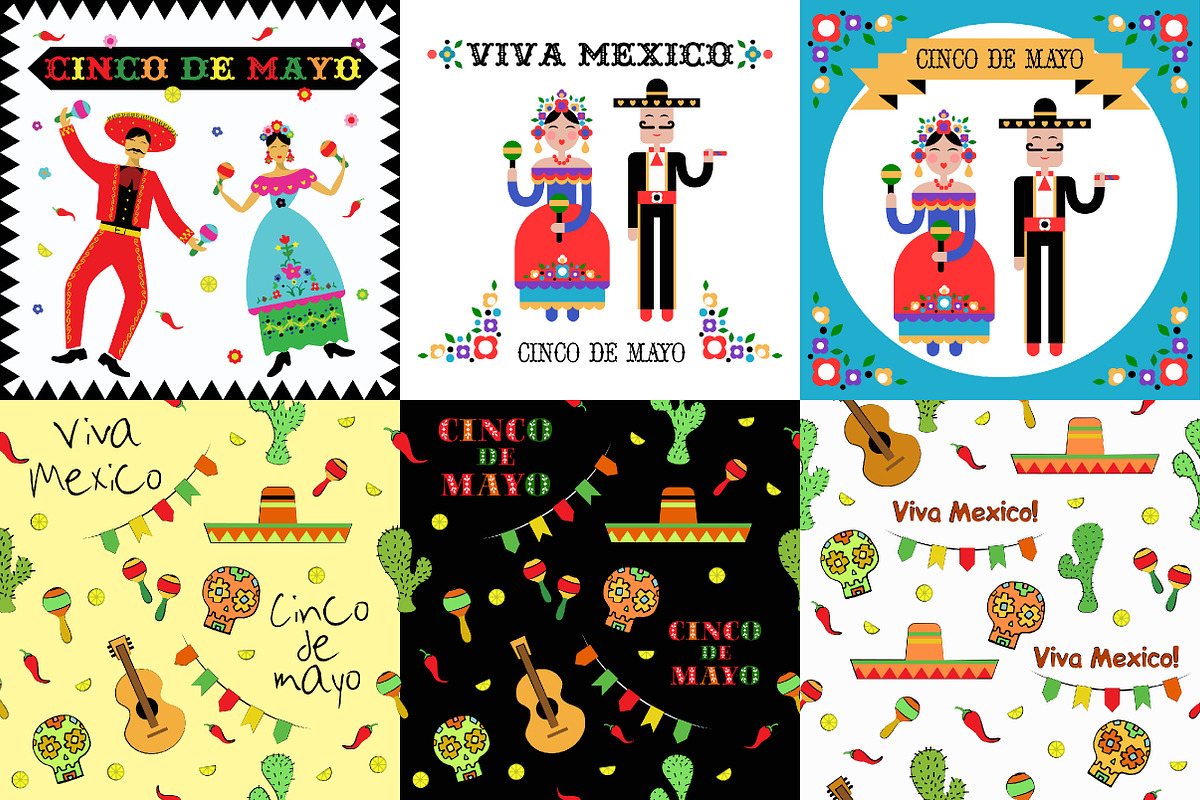 Cinco de Mayo illustrations, a Food Illustration by DinaraChernaya (Photo 3 of 4)