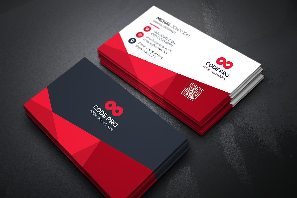 Business Cards 2 in 1, a Business Card Template by Genereux Art (Photo 4 of 8)