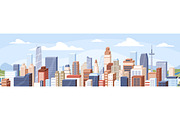 Cityscape at day and night time, an Object Illustration by Good Studio (Thumbnail 2 of 3)