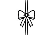 Decorative Bow Silhouette Bundle, an Illustration by Creativeshirt (Thumbnail 23 of 51)