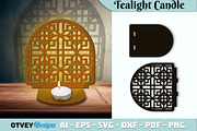 Rattan Tealight Candle Holder Laser, an Object Graphic by OTVEY DESIGN (Thumbnail 12 of 13)