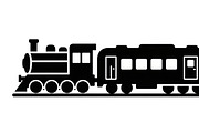 train transport silhouettes, an Illustration by Amazin_art (Thumbnail 9 of 31)