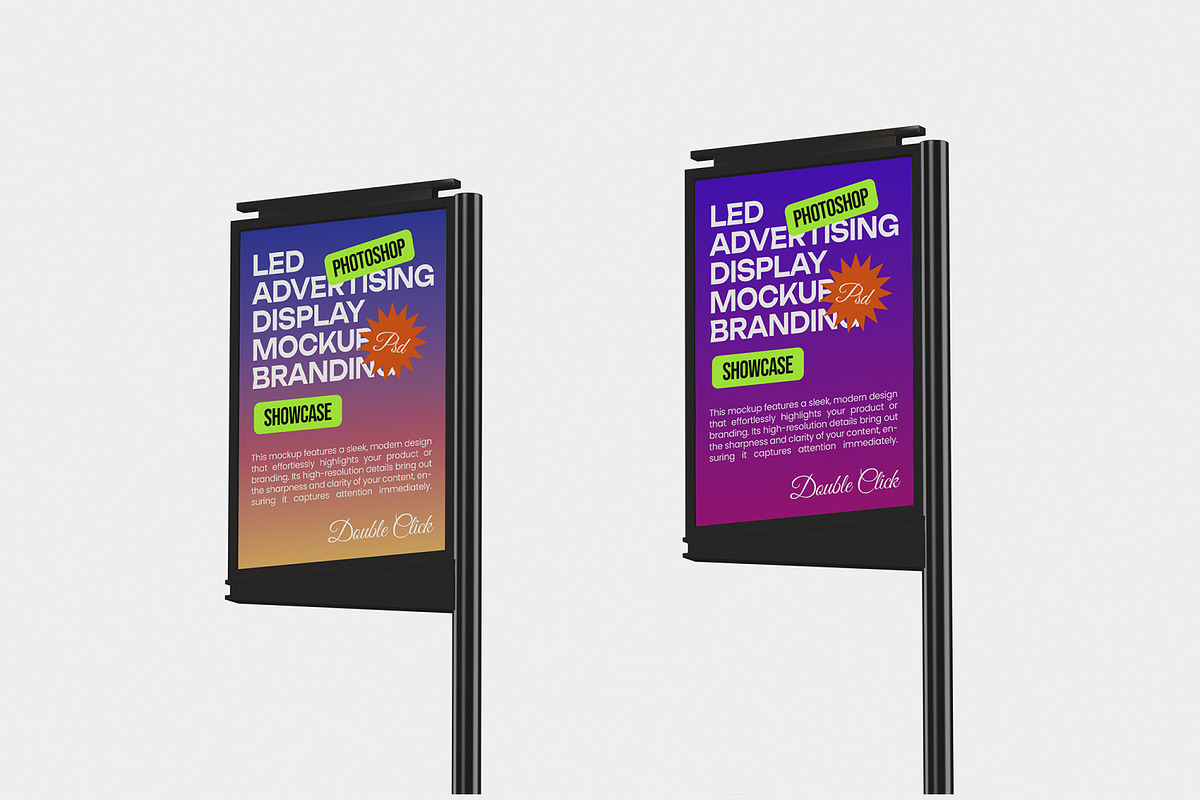 LED Display Mockup, an Advertising Mockup by Unerispace (Photo 2 of 4)