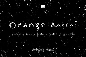 Orange Mochi - Display Font