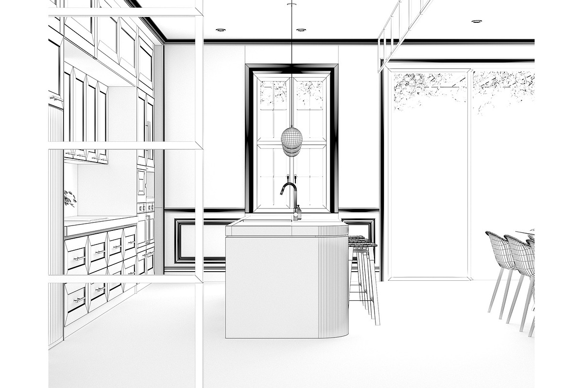 Contemporary Living - Tricorn Black, an Architecture 3D Model by 3DCargo (Photo 9 of 12)