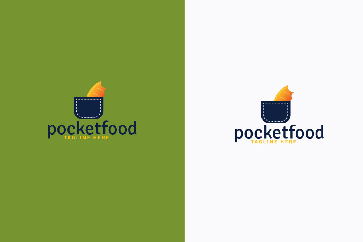 Pocket food Logo, a Branding & Logo Template by legendshop (Photo 2 of 2)