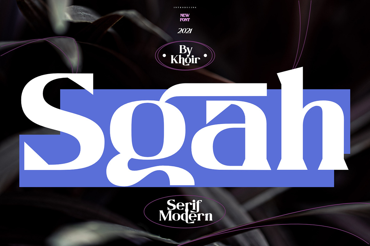 Sgah, a Serif Font by Khoir (Photo 1 of 10)