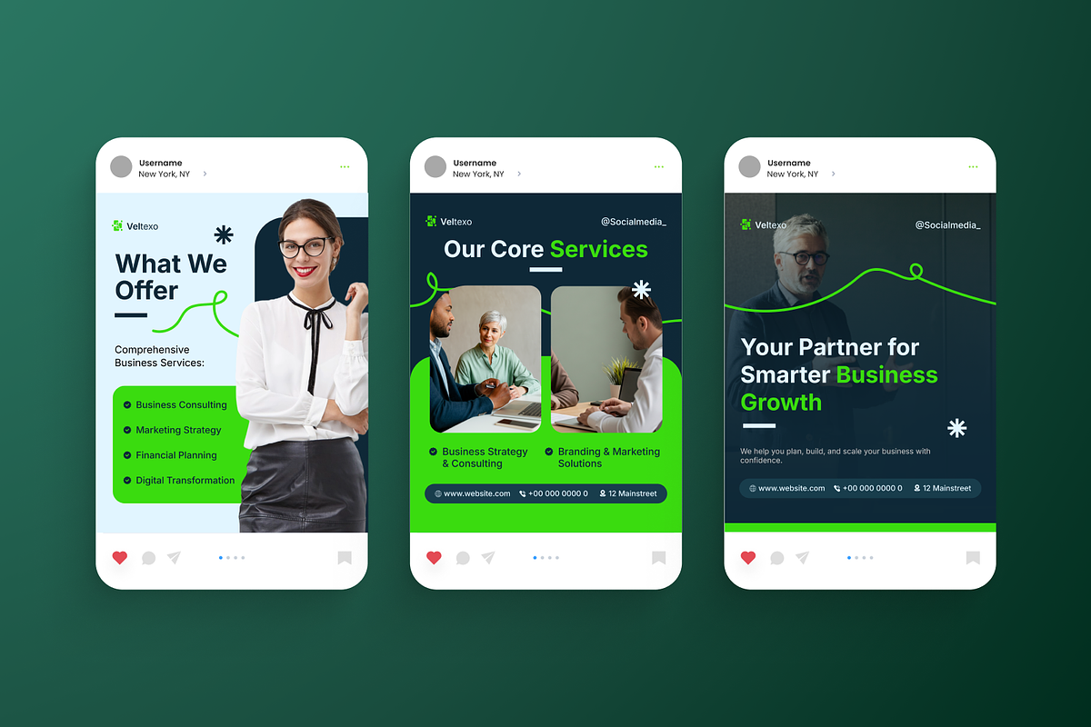 Business Service Instagram Post, a Social Media Template by Annora Studio (Photo 4 of 6)
