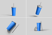 Drink Cup Mockup - 8 Views, a Cups & Container Mockup by Illusiongraphic (Thumbnail 13 of 23)