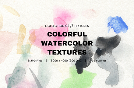 Colorful Watercolor Textures