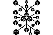 Blockchain and network illustrations, a Technology Illustration by balal (Thumbnail 9 of 13)