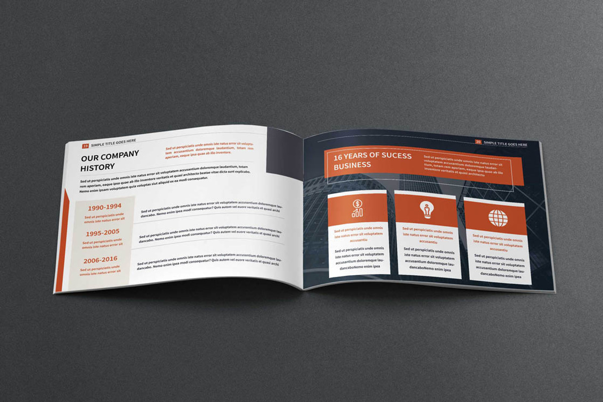 A5 Corporate Company Brochure, a Brochure Template by New Lines (Photo 14 of 15)
