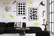 Black&White patterns + ink elements, a Pattern Graphic by Bosotochka♥Art (Thumbnail 9 of 9)