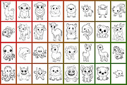Cute Animals Coloring Page, a Graphic by Forhadx5 (Thumbnail 6 of 12)