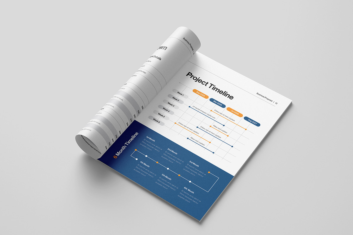 Project Proposal Template, a Brochure Template by Spark_Creative (Photo 9 of 16)
