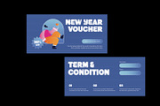New Year Voucher, a Card Template by Neermana (Thumbnail 3 of 4)