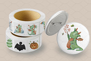 Seasonal Watercolor Dragon Clipart, an Illustration by Amarawolf's Art (Thumbnail 12 of 19)