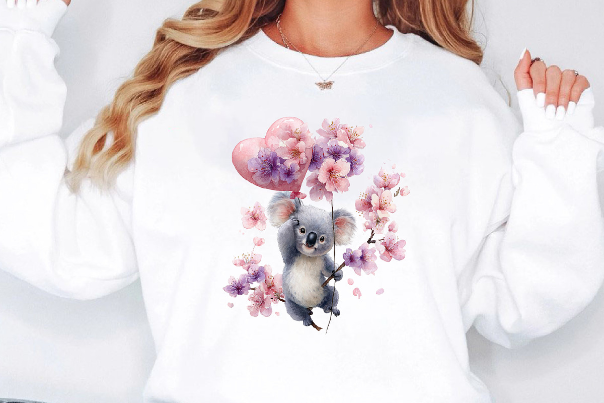 Spring Cute Koala Clipart, an Illustration by Designworld (Photo 6 of 8)