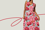 POET'S PEONY Seamless Pattern, a Pattern Graphic by AYAKA Studio Co. (Thumbnail 4 of 9)