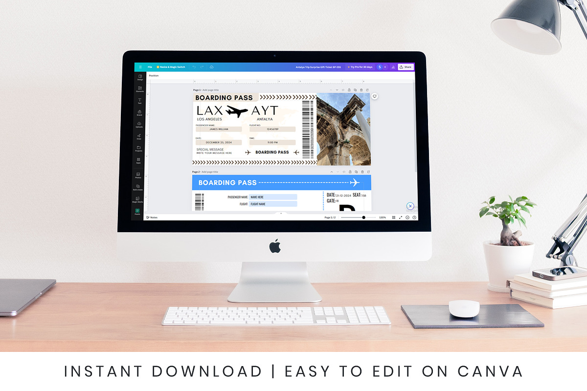 Antalya Trip Gift Ticket, a Templates & Theme by Snapybiz (Photo 5 of 10)