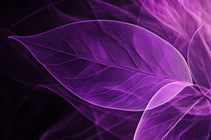 Bright purple leaves glow, a Photo by Beautiful things